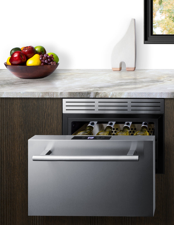 Summit | 18" Wide Built-In Wine and Beverage Cooler Drawer (COOL1D)    - Toronto Brewing