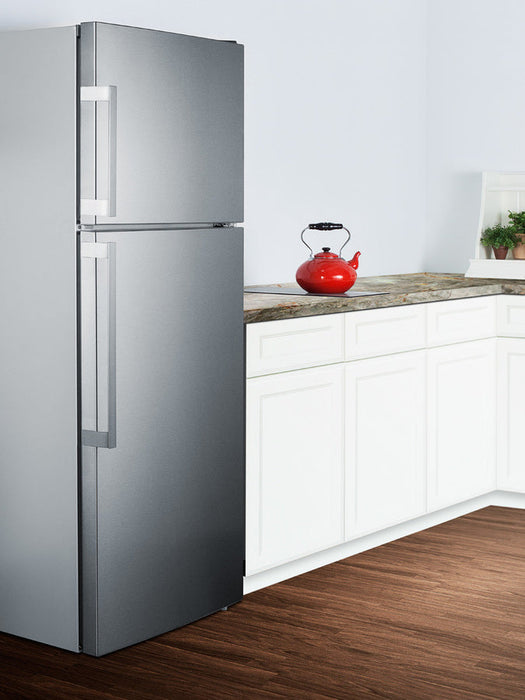 Summit | 28" Wide Top Mount Refrigerator-Freezer With Icemaker (FF1512SSIM)    - Toronto Brewing