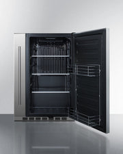 Summit | Shallow Depth Built-In All-Refrigerator With Slide-Out Storage Compartment (FF19524)    - Toronto Brewing