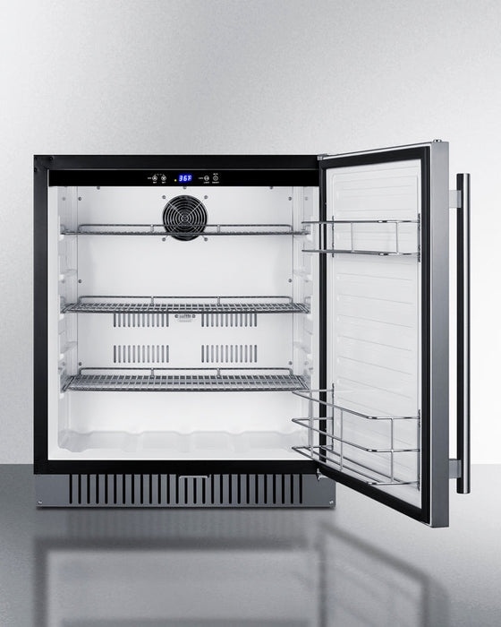 Summit | 27" Wide Built-In Outdoor All-Refrigerator, ADA Compliant (FF27BSSADA)