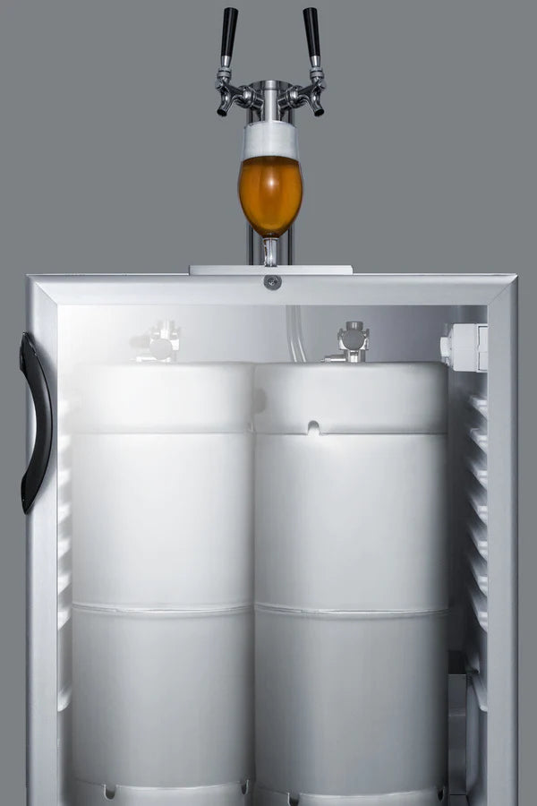Summit | 5.5 cu. ft. Dual Tap Built-In Kegerator - ADA Compliant (SBC56GBIADA)    - Toronto Brewing