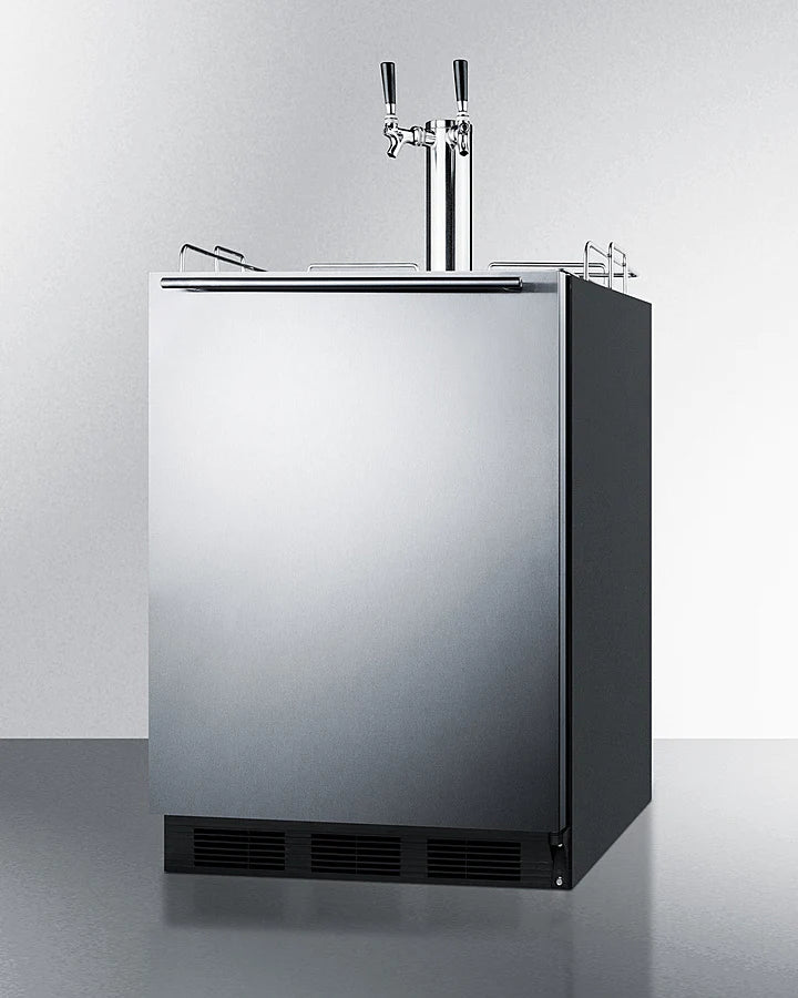 Summit | 5.5 cu. ft. Dual Tap Built-In Kegerator - ADA Compliant (SBC58BLBIADA)    - Toronto Brewing