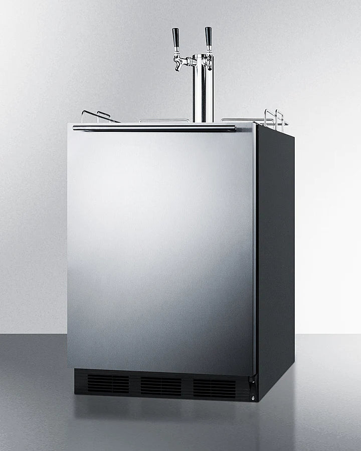 Summit | 5.5 cu. ft. Dual Tap Built-In Cold Brew Coffee Kegerator (SBC58BLBIADACFTWIN)    - Toronto Brewing