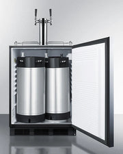 Summit | 5.5 cu. ft. Dual Tap Built-In Cold Brew Coffee Kegerator (SBC58BLBIADACFTWIN)    - Toronto Brewing