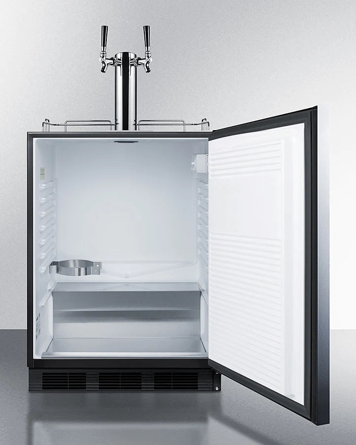 Summit | 5.5 cu. ft. Dual Tap Built-In Cold Brew Coffee Kegerator (SBC58BLBIADACFTWIN)    - Toronto Brewing