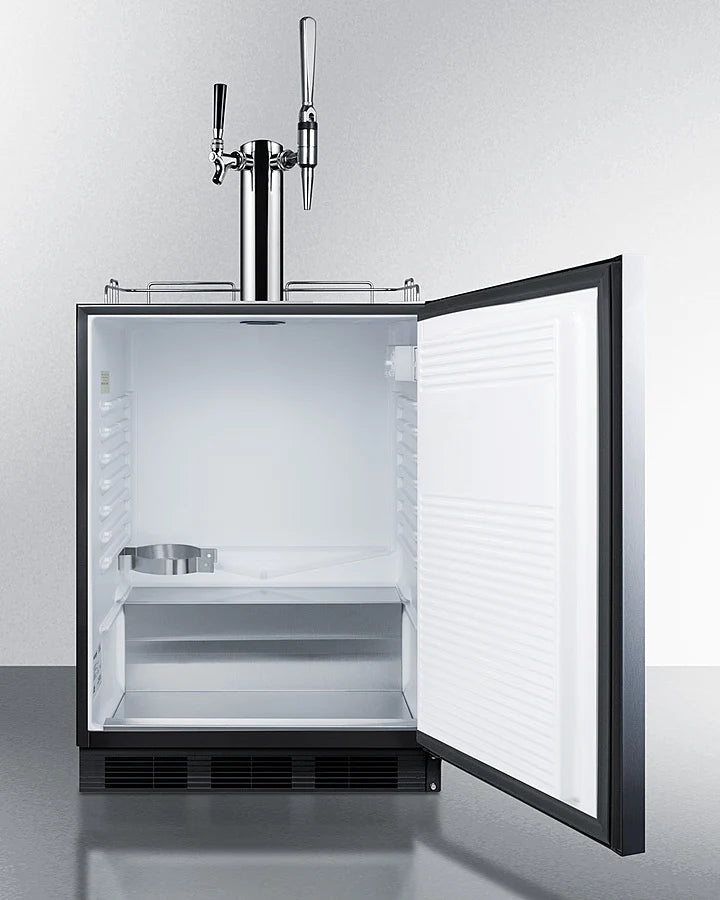 Summit | 5.5 cu. ft. Dual Tap Built-In Cold Brew Coffee Kegerator (SBC58BLBIADACMTWIN)    - Toronto Brewing