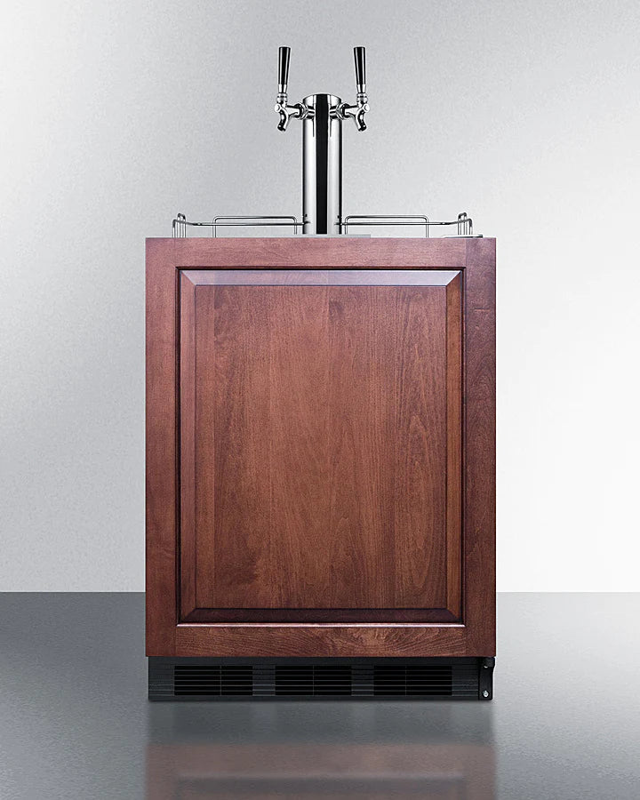 Summit | 5.5 cu. ft. Dual Tap Built-In Low Profile Kegerator - Panel Ready Door (SBC58BLBIADAIF)    - Toronto Brewing