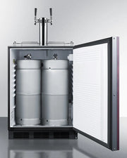 Summit | 5.5 cu. ft. Dual Tap Built-In Low Profile Kegerator - Panel Ready Door (SBC58BLBIADAIF)    - Toronto Brewing