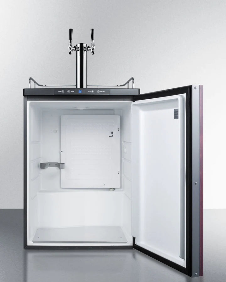 Summit | 5.6 cu. ft. Dual Tap Built-In Kegerator - Panel Ready Door (SBC635MBIIFTWIN)    - Toronto Brewing