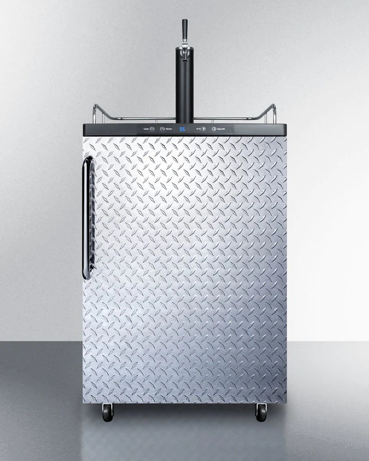 Summit | 5.6 cu.ft. Single Tap Kegerator - Diamond Plate (SBC635MDPL)    - Toronto Brewing