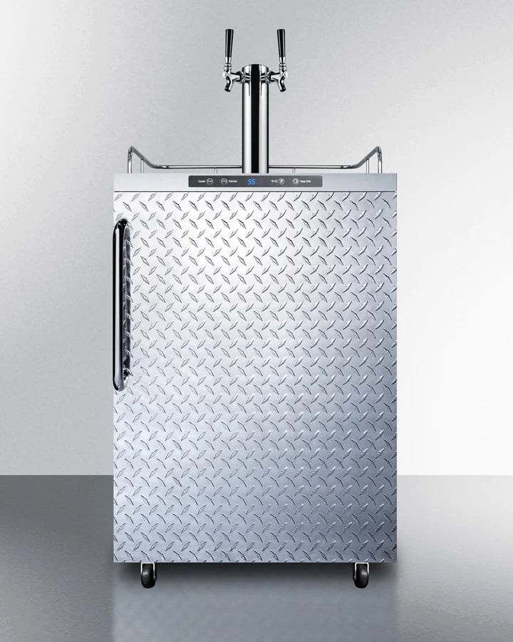 Summit | 5.6 cu. ft. Dual Tap Outdoor Kegerator (SBC635MOSDPLTWIN)    - Toronto Brewing