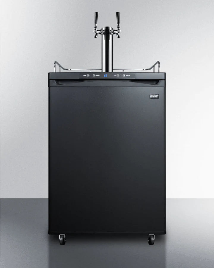 Summit | 5.6 cu. ft Dual Tap Commercial Kegerator (SBC635M7TWIN)    - Toronto Brewing