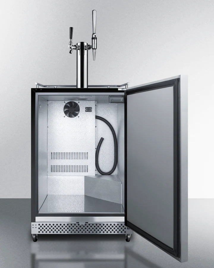 Summit | 6.04 cu. ft. Dual Tap Built-In Outdoor Cold Brew Coffee Kegerator (SBC696OSCMTWIN)    - Toronto Brewing