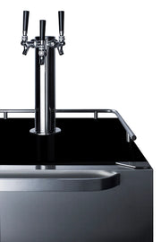 Summit | 6.04 cu.ft. Triple Tap Built-In Outdoor Kegerator - Stainless Door (SBC696OSTRIPLE)    - Toronto Brewing