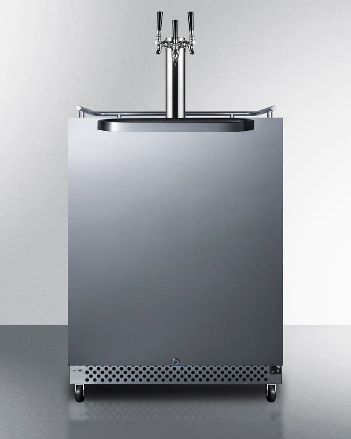 Summit | 6.04 cu.ft. Triple Tap Built-In Outdoor Kegerator - Stainless Door (SBC696OSTRIPLE)    - Toronto Brewing