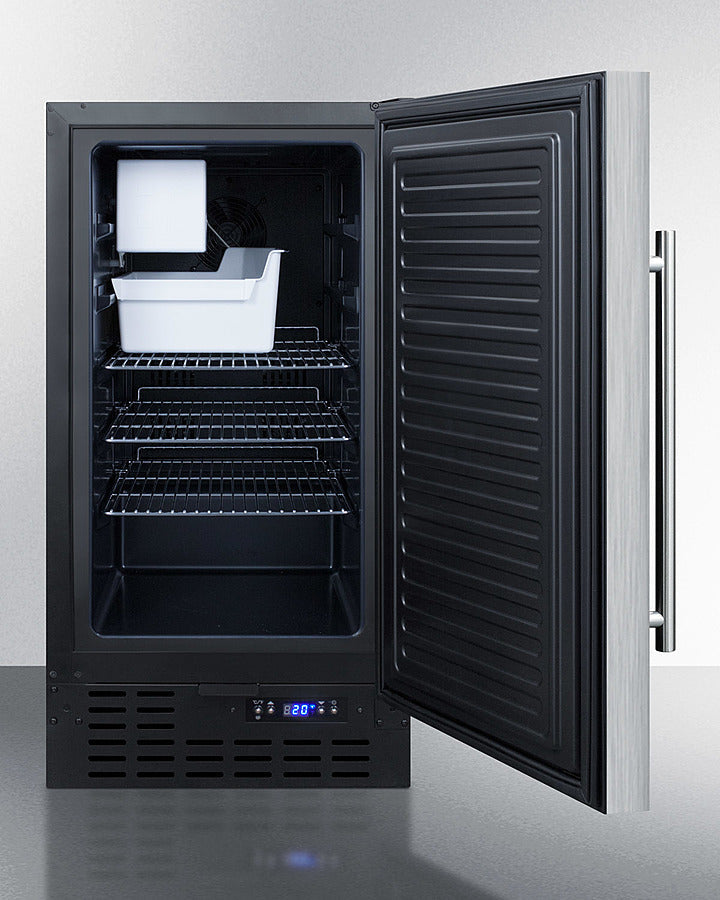 Summit | 18" 8 lb. Drain-Free Icemaker (BIM18SS)