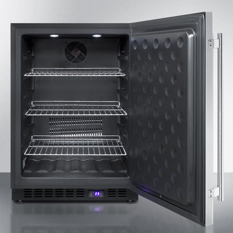 Summit | 24" Wide Built-In All-Freezer (SCFF53BSS)