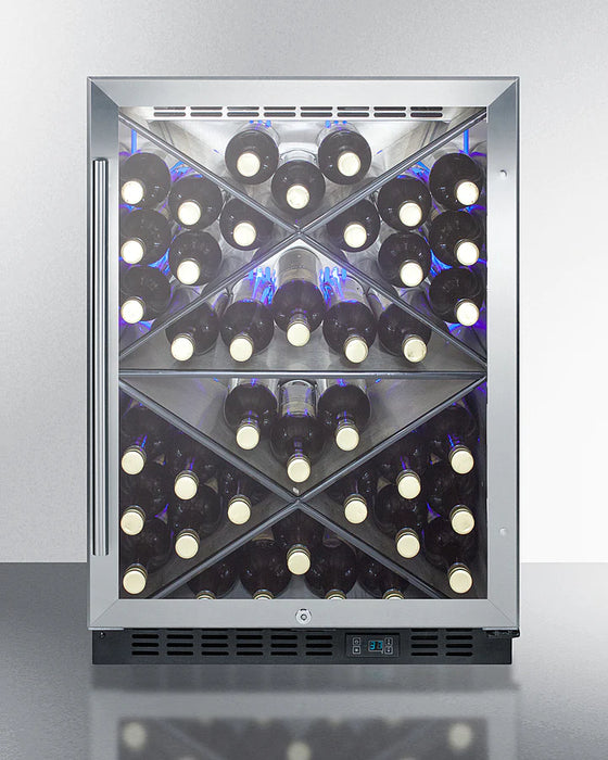 Summit | 24" Single Zone Built-In Commercial Wine Cellar (SCR610BLX) - OUT OF STOCK    - Toronto Brewing