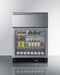 Summit | 24" Wide Built-In Commercial Beverage Refrigerator With Top Drawer (SCR615TDCSS)    - Toronto Brewing