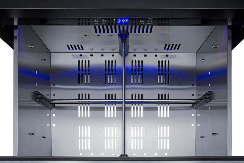 Summit | 27" Wide 2-Drawer Outdoor All-Refrigerator, ADA Compliant (SPR275OS2DADA)    - Toronto Brewing