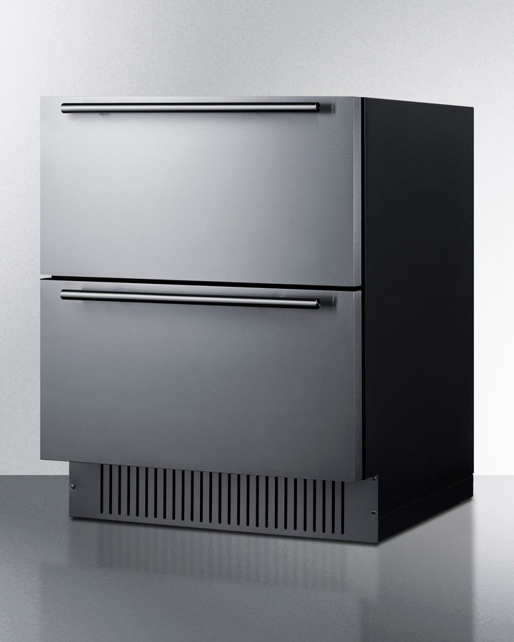 Summit | 27" Wide 2-Drawer All-Refrigerator (SPR275OS2D)
