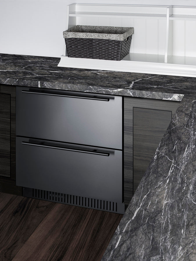 Summit | 27" Wide 2-Drawer All-Refrigerator (SPR275OS2D)