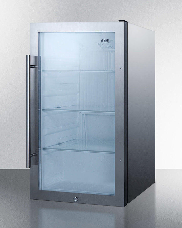 Summit | Shallow Depth Indoor/Outdoor Beverage Cooler (SPR489OSCSS)    - Toronto Brewing