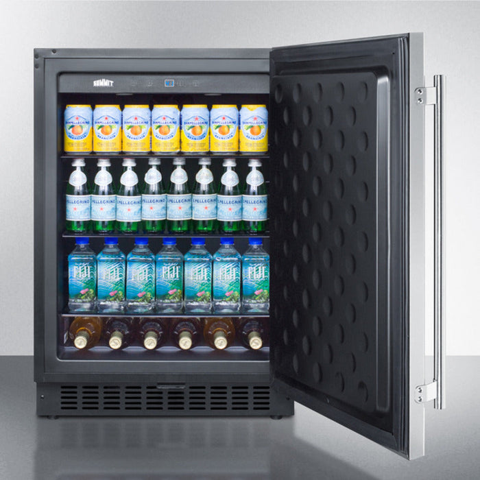Summit | 24" Wide Built-In All-Refrigerator (FF64BSS)