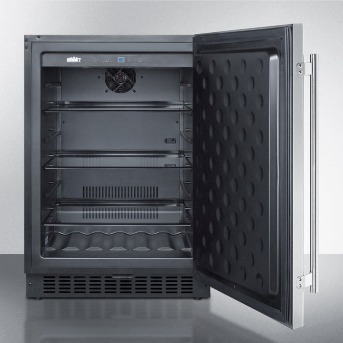 Summit | 24" Wide Built-In All-Refrigerator (FF64BSS)