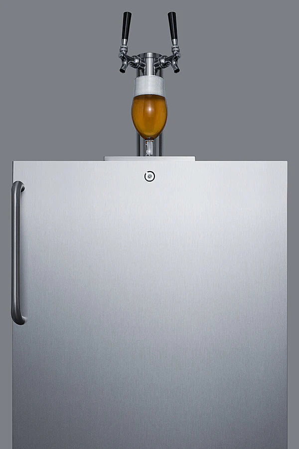Summit | 5.5 cu. ft. Dual Tap Built-In Outdoor Kegerator, ADA Compliant (SBC54OSBIADA)    - Toronto Brewing