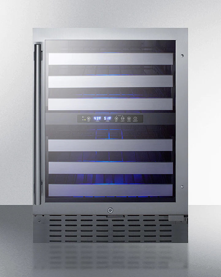 Summit | 24" Wide Built-In Dual Zone Commercial Wine Cellar (SWC532BLBIST)    - Toronto Brewing