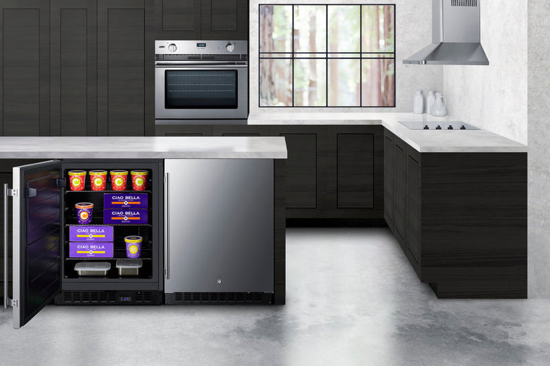 Summit | 24" Wide Built-In All-Freezer, ADA Compliant (ALFZ53)