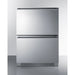 Summit | 24" Wide 2-Drawer All-Refrigerator, ADA Compliant, Stainless Interior (ADRD242CSS)    - Toronto Brewing