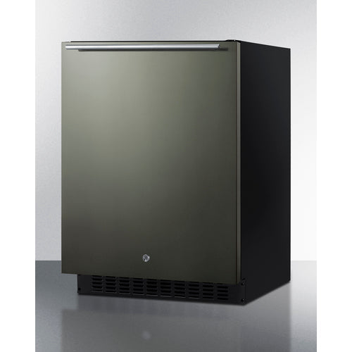 Summit | 24" Wide Built-In All-Refrigerator ADA Compliant (ASDS2413) Black Stainless (ASDS2413KSHH)   - Toronto Brewing