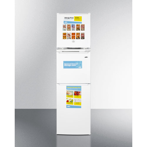 Summit | 19" Wide Allergy-Free/General Purpose Refrigerator-Freezer (AZRF7W) - Out of Stock until August    - Toronto Brewing