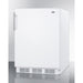 Summit | 24" Wide Refrigerator-Freezer (CT66BK2SS) White Door/White Cabinet (CT661W)   - Toronto Brewing