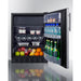 Summit | 24" Wide Refrigerator-Freezer (CT66BK2SS)    - Toronto Brewing