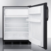 Summit | 24" Wide Built-In Refrigerator-Freezer, ADA Compliant (AL652BK)    - Toronto Brewing