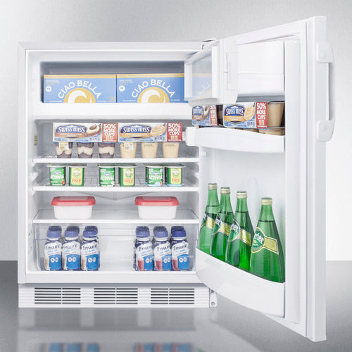 Summit | 24" Wide Built-In Refrigerator-Freezer, ADA Compliant (AL650LWBI)