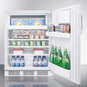 Summit | 24" Wide Accucold General Purpose Refrigerator-Freezer, Built-In and ADA Compliant (CT66LWBIADA)    - Toronto Brewing