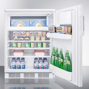 Summit | 24" Wide Accucold General Purpose Refrigerator-Freezer, Built-In (CT66LWBI)    - Toronto Brewing