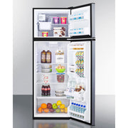Summit | 24" Wide Top Mount Refrigerator-Freezer, with Icemaker (FF1293SSIM)    - Toronto Brewing
