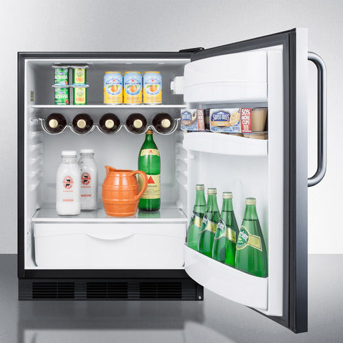 Summit | 24" Wide All-Refrigerator, ADA Compliant (FF63BKCSSADA)    - Toronto Brewing
