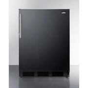 Summit | 24" Wide All-Refrigerator with Casters (FF7LBLKMBL)    - Toronto Brewing