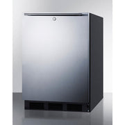 Summit | 24" Wide All-Refrigerator, ADA Compliant (FF7LBLKCSSADA) Black (FF7LBLKBISSHHADA)   - Toronto Brewing
