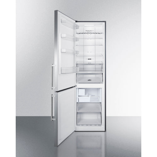 Summit | 24" Wide Bottom Freezer Refrigerator (FFBF181ES2) Left Hand Yes  - Toronto Brewing