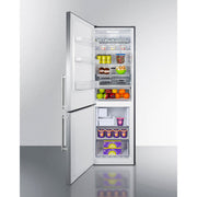 Summit | 24" Wide Bottom Freezer Refrigerator (FFBF249SS2) Left Hand Yes  - Toronto Brewing
