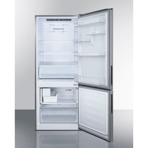 Summit | 28" Wide Bottom Freezer Refrigerator (FFBF279SSX) Right Hand No  - Toronto Brewing
