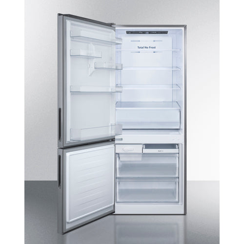 Summit | 28" Wide Bottom Freezer Refrigerator (FFBF279SSX) Left Hand Yes  - Toronto Brewing