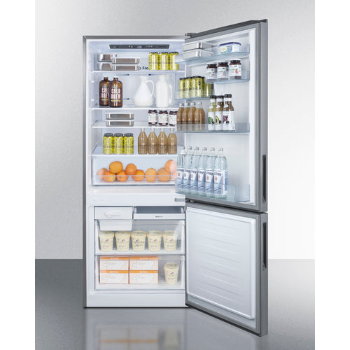 Summit | 28" Wide Bottom Freezer Refrigerator (FFBF279SSX)    - Toronto Brewing
